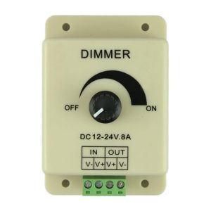 Regulador intensidad tiras LED 12V