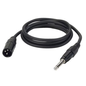Cable audio Jack mono a XLR macho