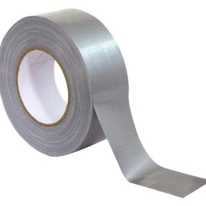 Cinta americana 50m 48mm plateada