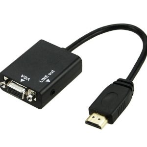 Convertidor HDMI a VGA con audio