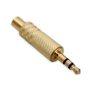 Conector minijack estereo MLZ Dorado