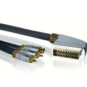 Cable euroconector a 3 RCA