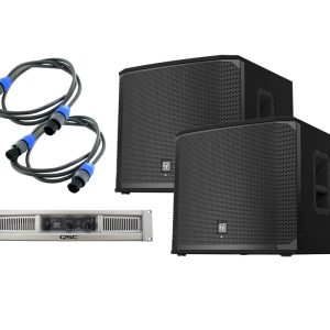 Pack Qsc GX5 y Ev EKX-18S