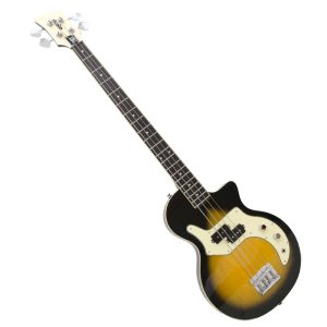 Orange O-Bass sunburst