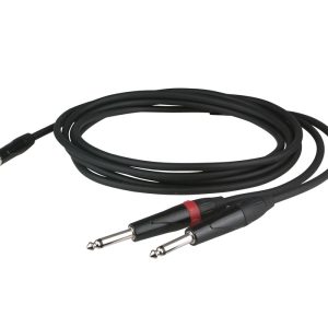 Cable minijack estereo a 2 jack