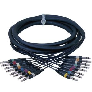 Manguera Multicore 8 Jack-Jack 3m