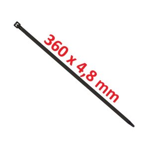 Bridas Nylon Negras 360 x 4,8 mm