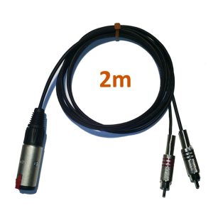 Cable Audio Jack Hembra a 2 RCA