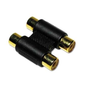 Adaptador 2 RCA hembra a 2 RCA hembra