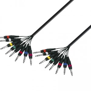 Cables multicore 8 Jack estereo a 8 Jack estereo