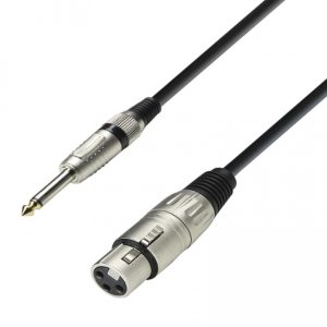 Cable de micro XLR hembra a Jack Mono 6.3 3stars