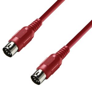 Cable midi Adam Hall 3 Star Series rojo