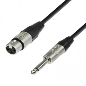 Cable de micro XLR hembra a Jack mono 4Star 6.3