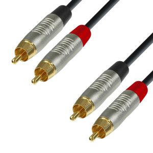 Cable audio 2 RCA macho a 2 RCA macho