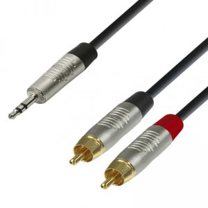 Cable audio 4 Star Minijack estereo a 2 RCA