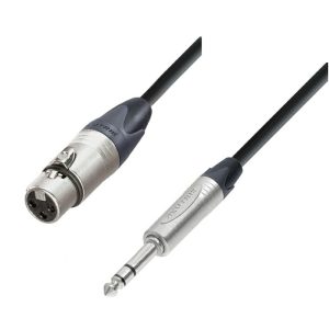 Cable de micro XLR hembra a Jack est?reo o balanceado