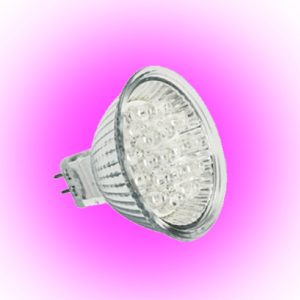 Dicroica 18 LED MR16 UV