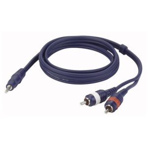 Cable Audio Minijack a 2 Rca Dap Audio FL30