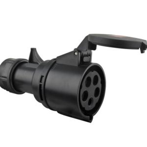 Cetact 32A hembra negro 5p turbo twist