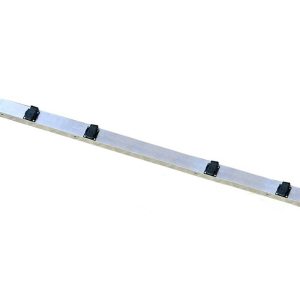 Barra aluminio perforada sin electrificar