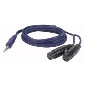 Cable Jack est?reo a 2 XLR hembra