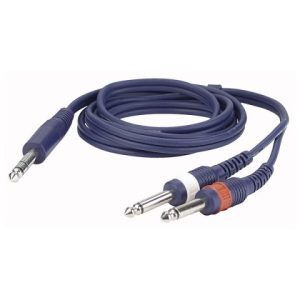 Cable audio Jack est?reo a 2 Jack mono