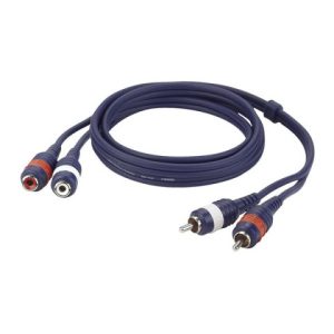 Cable audio 2 RCA macho a 2 RCA hembra FL27