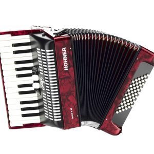Hohner Acordeon Bravo II 48 Rojo