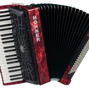 Hohner Acordeon Bravo III 120 Rojo