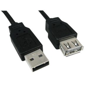 Cable Usb 2.0 A macho a hembra 1.8m