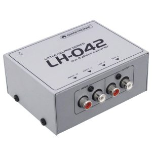 Convertidor linea a phono Omnitronic