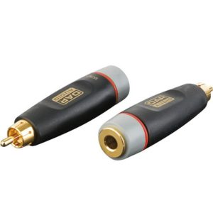 Adaptador RCA macho a jack hembra