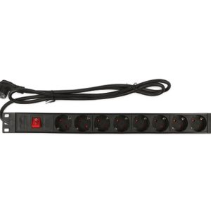 Regleta corriente enrackable