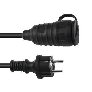 Cable alargo de corriente con tapa 10m