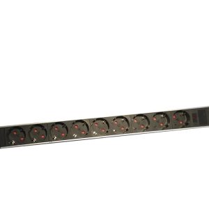 Regleta de corriente de 9 tomas